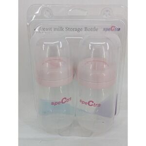 Spectra Breast Milk Storage Bottles 160ml - 2 Pack Sealed, MM011909